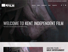 Tablet Screenshot of kentindependentfilm.co.uk